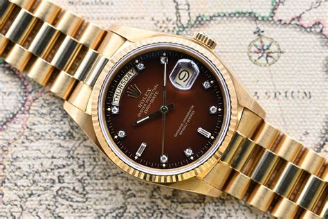 ruby dial rolex|rolex day date brown dial.